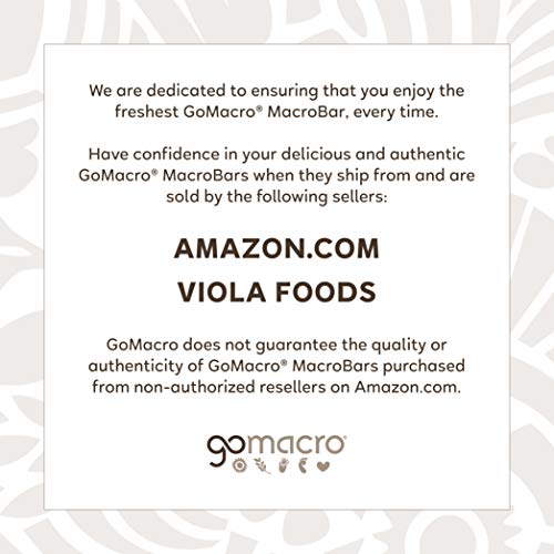 Gomacro Macrobar Organic Vegan Protein Bars - Mocha Chocolate Ch