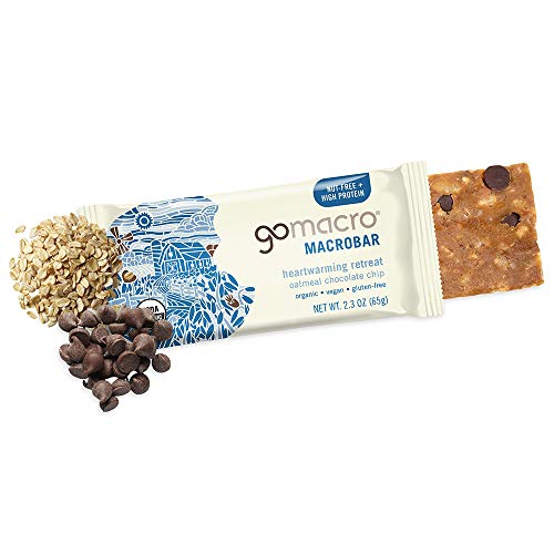 Gomacro Macrobar Organic Vegan Protein Bars - Oatmeal Chocolate