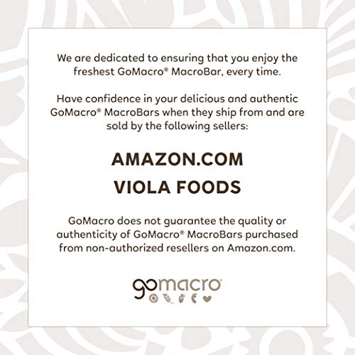Gomacro Macrobar Organic Vegan Protein Bars - Peanut Butter Choc