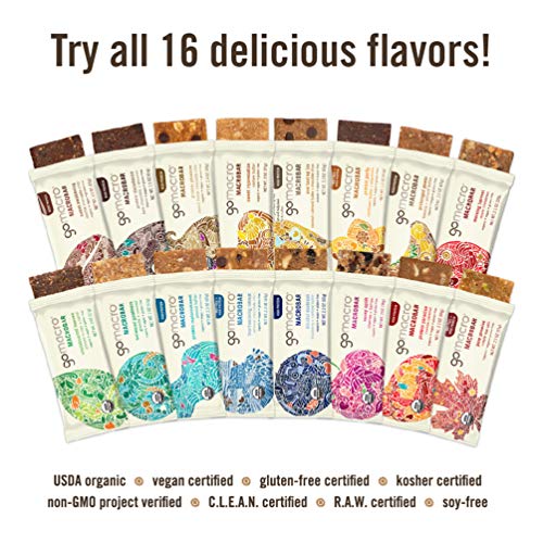 Gomacro Macrobar Organic Vegan Protein Bars Sunflower Butter + C