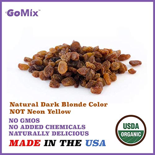 Minu Organic Golden Raisins Sultanas No Sulfur 16 Oz 1 Lb, Min