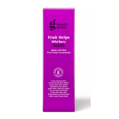 Fruit Strips Wild Berry Fruit Leathers Healthy Snack Made With R