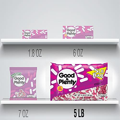 Good &Amp; Plenty Licorice Candy, 5 Pound Bag