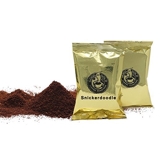 Snickerdoodle Pre-Measured Ground Coffee Packets, Good As Gold C