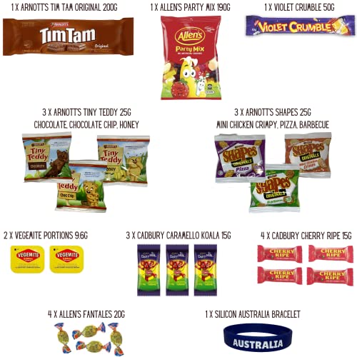 Australian Candy & Snack Box 23 Items Very Best Australian Foo... Australian Candy & Snack Box 23 Items Very Best Australian Foo...