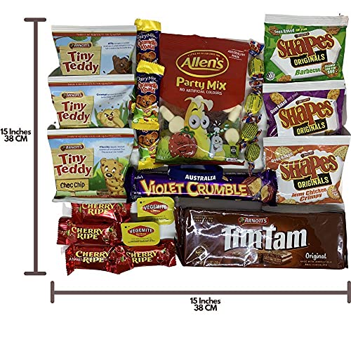 Australian Candy & Snack Box 23 Items Very Best Australian Foo... Australian Candy & Snack Box 23 Items Very Best Australian Foo...
