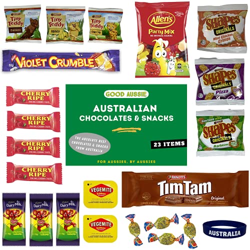 Australian Candy & Snack Box 23 Items Very Best Australian Foo... Australian Candy & Snack Box 23 Items Very Best Australian Foo...