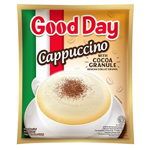 Good Day Cappuccino With Chocolate Granule Instant Coffee Bag 75
