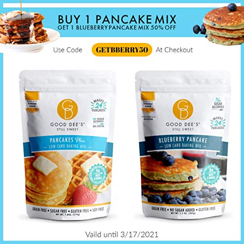 Good Dee’S Pancake, Waffle &Amp; Scone Mix - Low Carb Keto Baking Mi