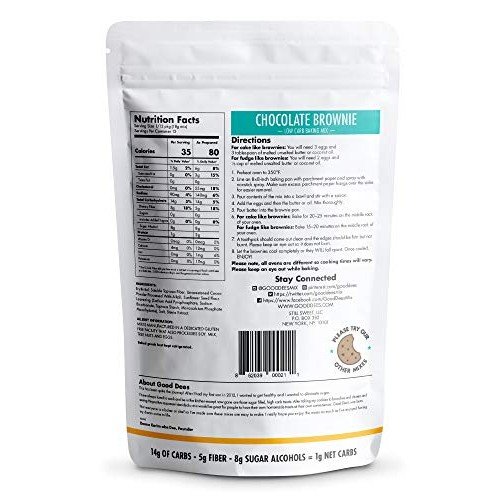 Good Dee’S Brownie Mix – Low Carb, Keto Brownies, Sugar Free, Gl