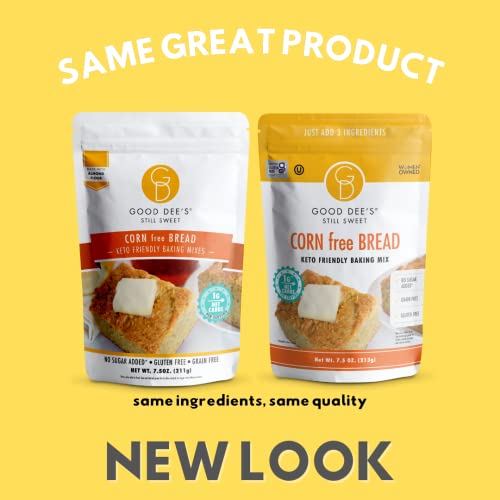 Good Dee’s Corn Bread Baking Mix - Grain Free, Sugar Free, Glute...