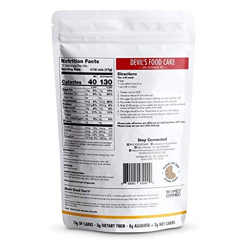 Good Dee’S Devil’S Food Cake Mix | Low Carb Keto Sugar Free Cake