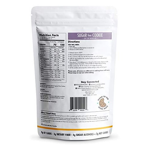 Good Dee’S Sugar Cookie Mix – Low Carb, Keto Friendly, Sugar Fre