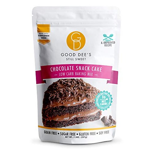 Good Dees Chocolate Snack Cake Mix - Low Carb, Keto Friendly, S