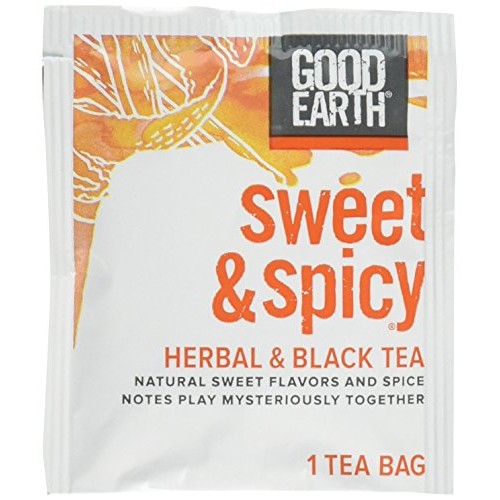 Good Earth Sweet &Amp; Spicy Herbal &Amp; Black Tea, 18 Tea Bags
