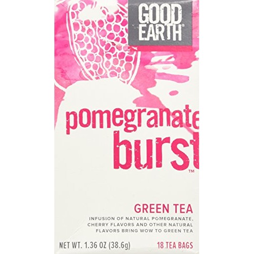 Good Earth Pomegranate Burst Green Tea, 18 Tea Bags