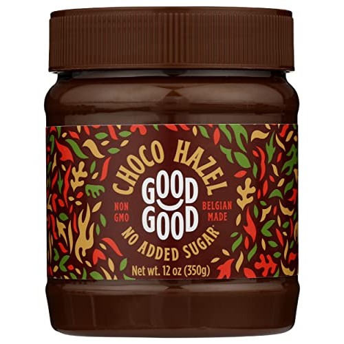 Good Good Belgian Chocolate Hazel Spread, No Added Sugar, Gluten...