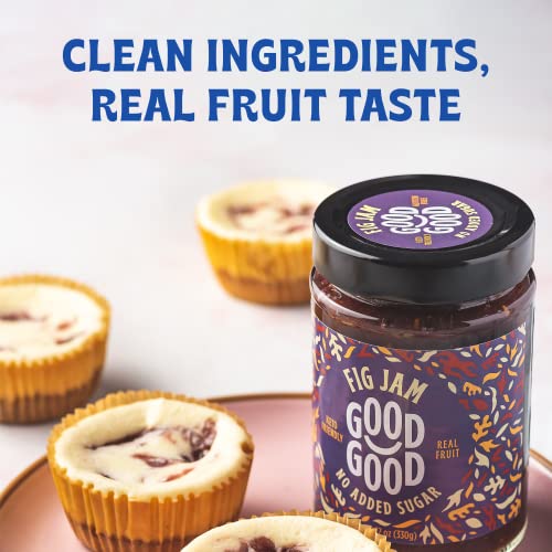 Good Good Sweet Fig Jam - Keto Friendly - Low Calorie Without Ad