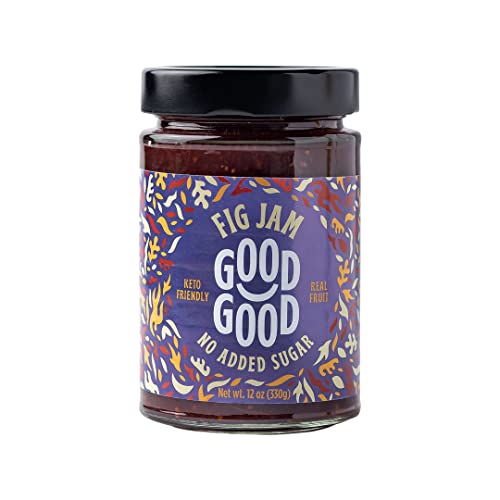 Good Good Sweet Fig Jam - Keto Friendly - Low Calorie Without Ad
