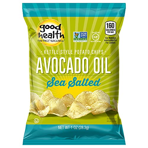 Good Health Kettle Style Potato Chips, Avocado Oil, Sea Salt, 1
