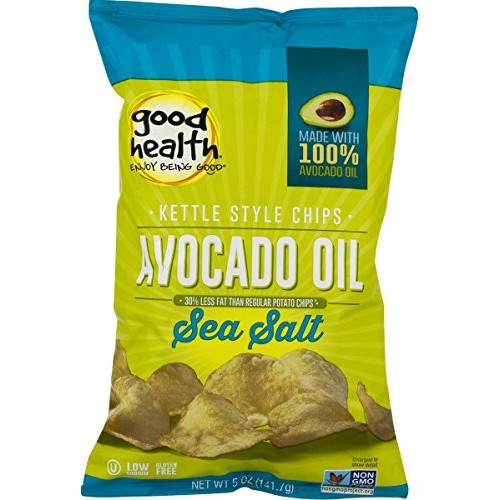 Good Health Avocado Oil Kettle Style Chips With Sea Salt 5 Oz. B