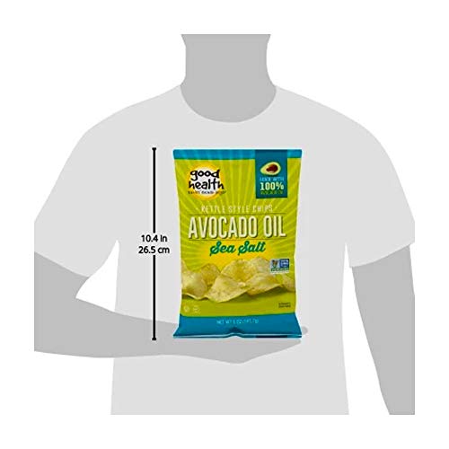 Good Health Kettle Style Avacodo Oil Potato Chips With Sea Salt,