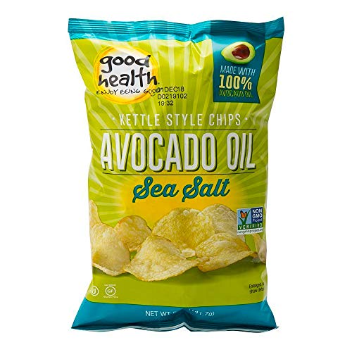 Good Health Kettle Style Avacodo Oil Potato Chips With Sea Salt,