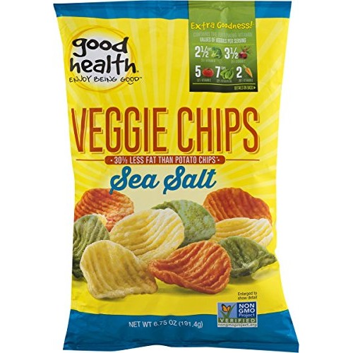 Good Health Veggie Chips with Sea Salt 6.25 oz. Bag (3 Bags)