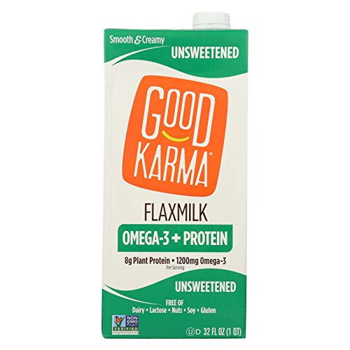 Good Karma, Flax Milk, Protein, Vanilla, Pack Of 6, Size 32 Fz -