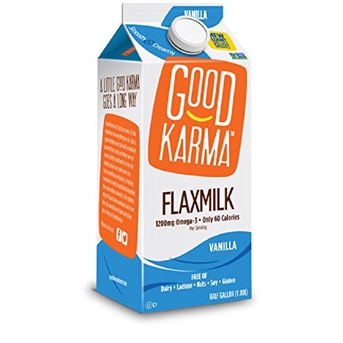 Good Karma Flaxmilk, Vanilla, 27 Ounce Pack Of 6