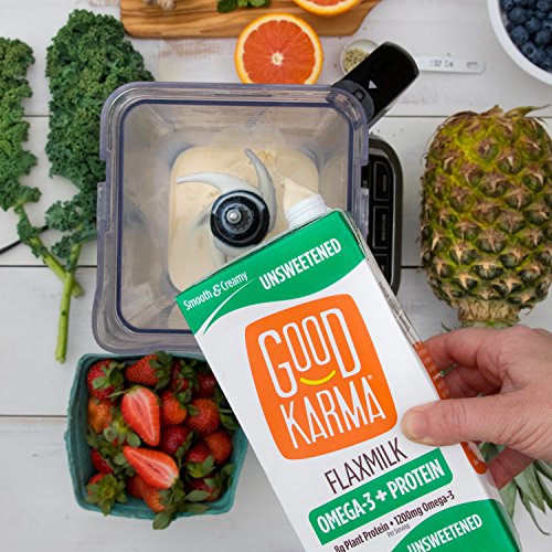 Good Karma Plant-Powered Flaxmilk, Vanilla Lightly Sweetened, 32