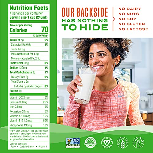 Good Karma Plantmilk, Unsweetened, Made With Oats, Flax &Amp; Peas,