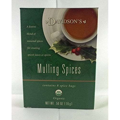 Tea Bag Box Of 8 Organic, Mulling Spices