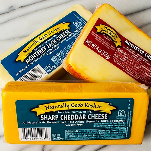 Naturally Good Kosher Cheese - Monterey Jack 8 Ounce