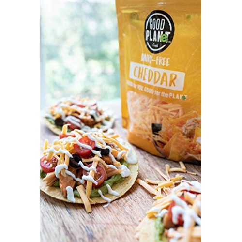 Good Planet Foods, Vegan, Plant-Based Bbq Cheese Bundle 2 Chedd