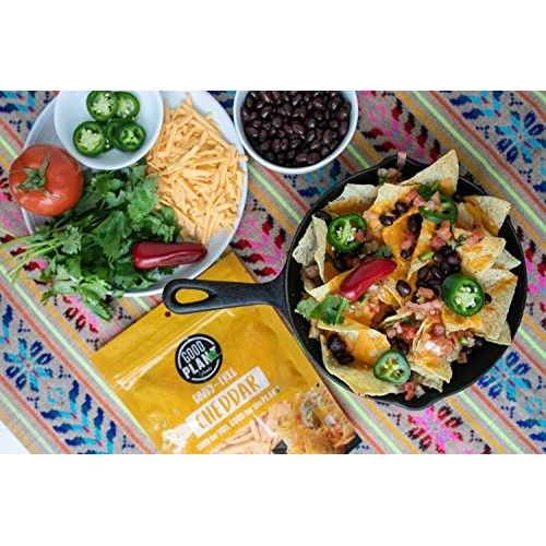 Good Planet Foods, Vegan, Plant-Based Cheddar Cheese Shreds, Soy