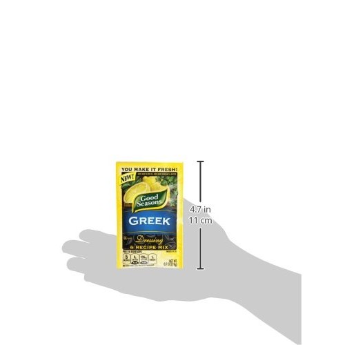 Good Seasons Greek Salad Dressing &Amp; Recipe Mix 0.7 Oz Envelopes