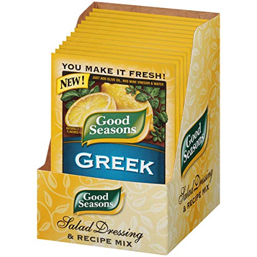 Good Seasons Greek Salad Dressing &Amp; Recipe Mix 0.7 Oz Envelopes