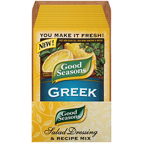 Good Seasons Greek Salad Dressing &Amp; Recipe Mix 0.7 Oz Envelopes