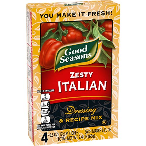 Good Seasons Zesty Italian Salad Dressing &Amp; Recipe Mix 0.6 Oz E