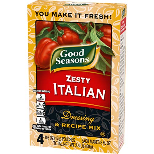 Good Seasons Zesty Italian Salad Dressing &Amp; Recipe Mix 0.6 Oz E