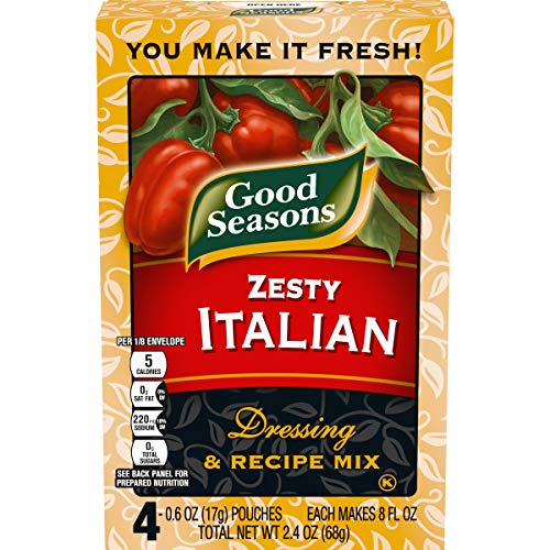 Good Seasons Zesty Italian Salad Dressing &Amp; Recipe Mix 0.6 Oz E