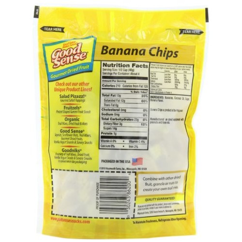 Good Sense Banana Chips, 5.5-Ounce Pack Of 12