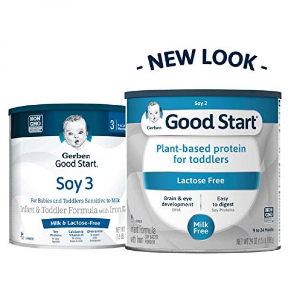 Gerber Good Start Soy Non-GMO Powder Infant and Toddler Formula,...