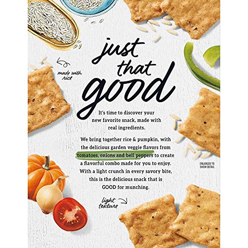 Good Thins Garden Veggie Rice Snacks Gluten Free Crackers, 6 - 3