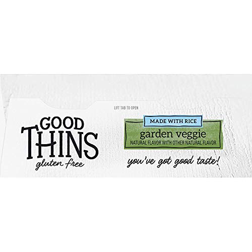 Good Thins Garden Veggie Rice Snacks Gluten Free Crackers, 6 - 3