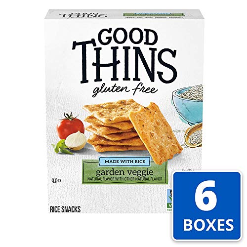 Good Thins Garden Veggie Rice Snacks Gluten Free Crackers, 6 - 3