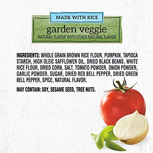 Good Thins Garden Veggie Rice Snacks Gluten Free Crackers, 6 - 3