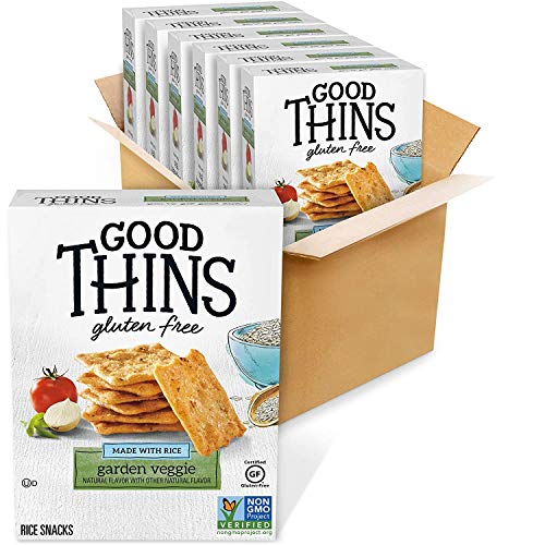 Good Thins Garden Veggie Rice Snacks Gluten Free Crackers, 6 - 3