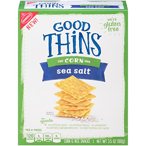 Good Thins Gluten Free Sea Salt Corn Crackers Pack Of 12